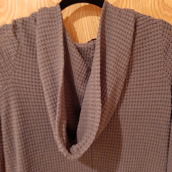 Mudd Waffle Cardigan, Clay Color Size large - Picture 12 of 12